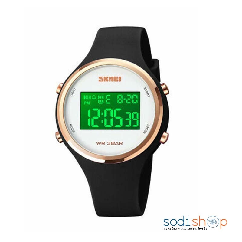 Montre SKMEI 1720 bracelet lectronique l g re LED pour femme