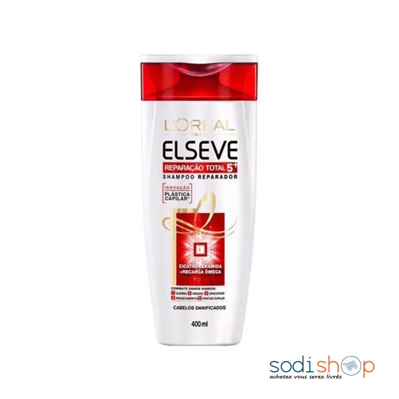 Elsève Total Repair 5 L’Oréal Paris - Shampoing Reconstituant à la Kératine 290 ml BLD00171