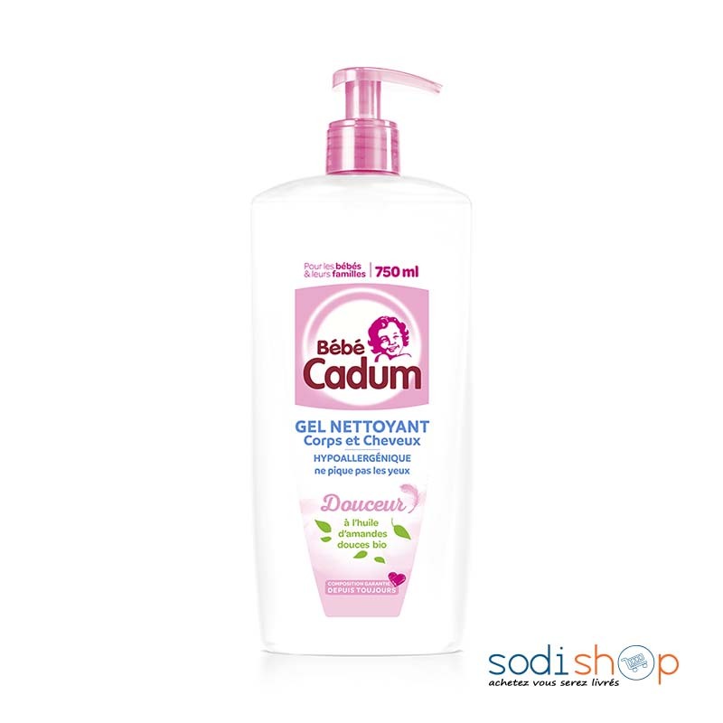 Cadum Bébé Douceur Gel Nettoyant Corps et Cheveux 750ml - Achat