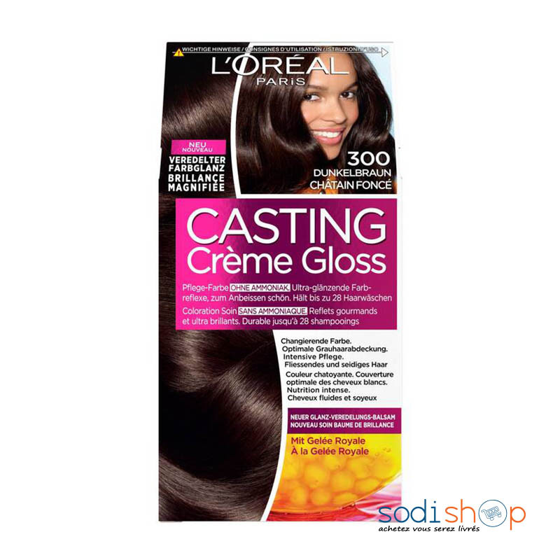 L Oreal Paris Casting Creme Gloss Coloration 300 Chatain Fonce Corse Bdl00171 Sodishop