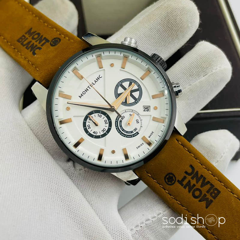 Bracelet montre montblanc online homme prix