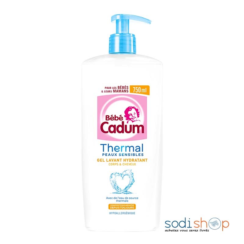 CADUM BEBE GEL LAVANT CORPS & CHEVEUX DOUCEUR