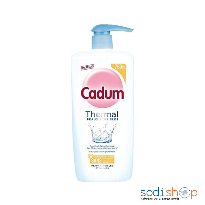 Cadum Gel Douche Thermal Peaux Sensibles 750ml BLD00171 - Sodishop