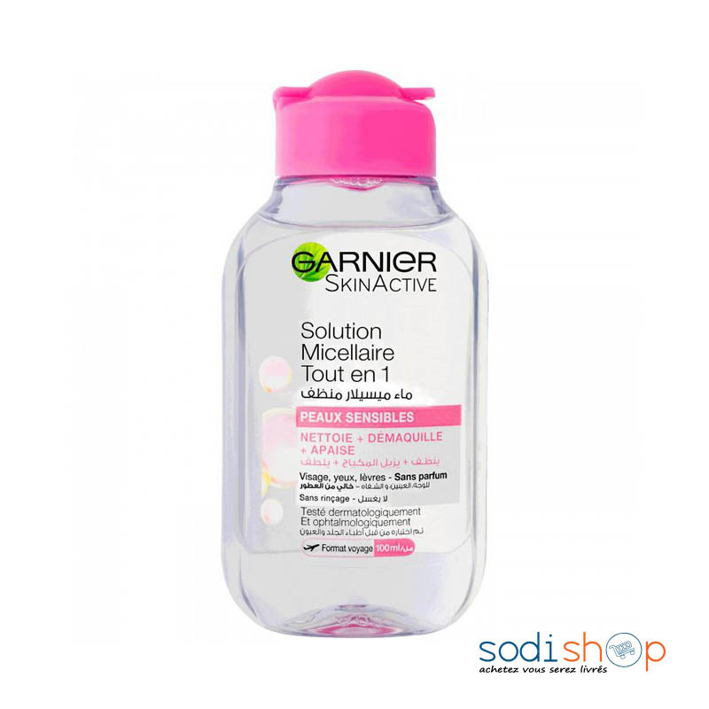 Garnier SkinActive Eau Micellaire - Tout en 1 - Peaux Sensibles - 400ml à  prix pas cher