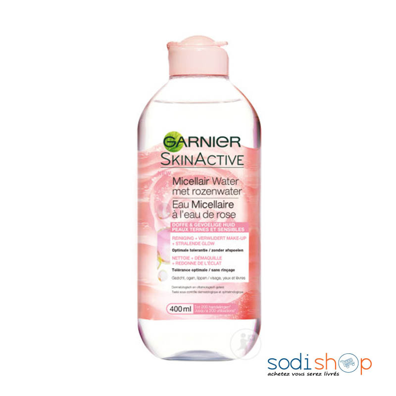 Garnier Solution micellaire lactée Tout en 1 Peaux Sensibles - Démaquillant  - 400 ml - BLD00171 - Sodishop