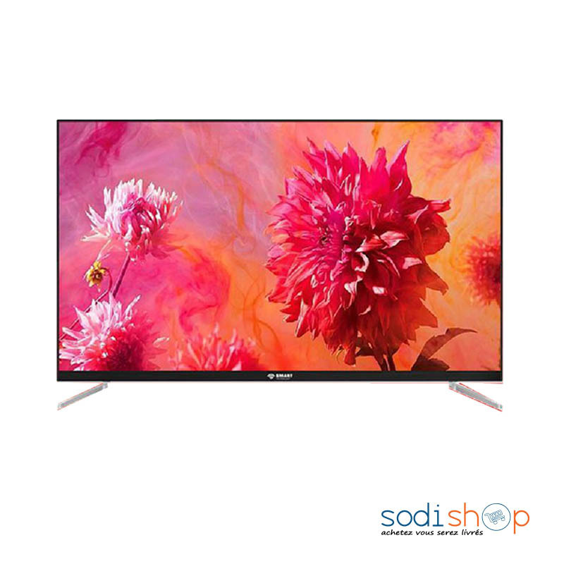 Téléviseur - Smart TV, 55 Pouces, HDR10/hlg, WiFi, Bluetooth, Youtube, Netflix 5,1, Youtube Kids,3 HDMI,2 USB,Frameless - ST00158