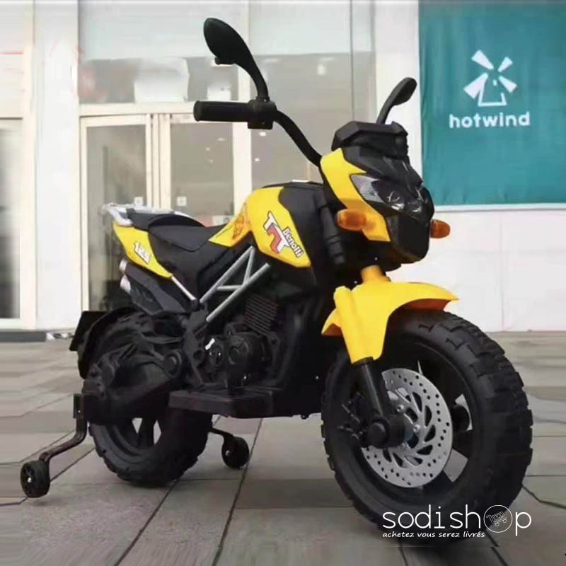 Moto Routière Ultra Stylée Pour Enfant 2-8ans - Avec Roue de Stabilisation  MDD00182 - Sodishop