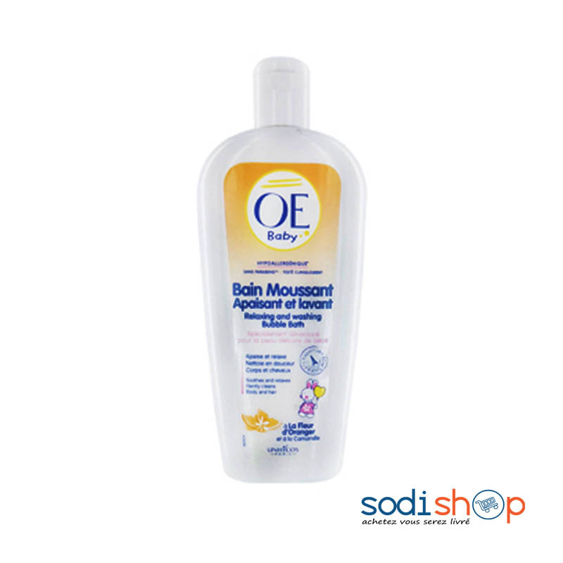 Originel & Essentiel OE Baby - Bain Moussant Apaisant et Lavant 500ml - Gel  Douche Pour Enfant BLD00171 - Sodishop