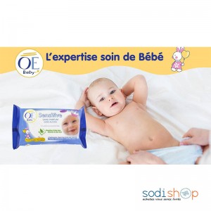 CADUM BÉBÉ Lingettes à l'Eau Nettoyante - BLD00171 - Sodishop