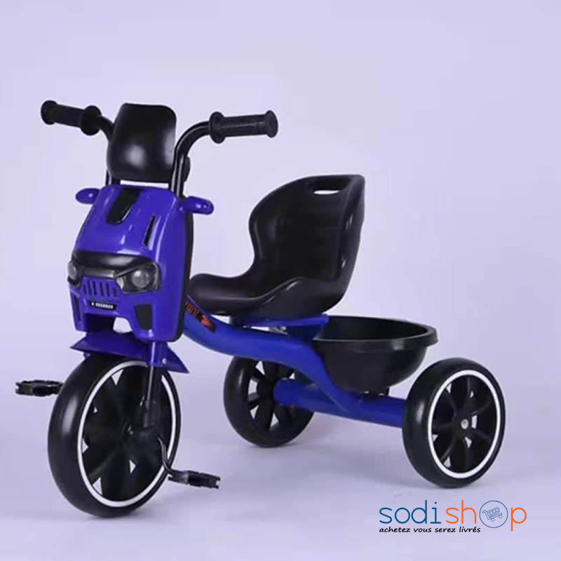Velo Pour Enfant 2 6 Ans Tricycle Polyvalent Petit Modele Bleu Et Noir Mdd001 Sodishop