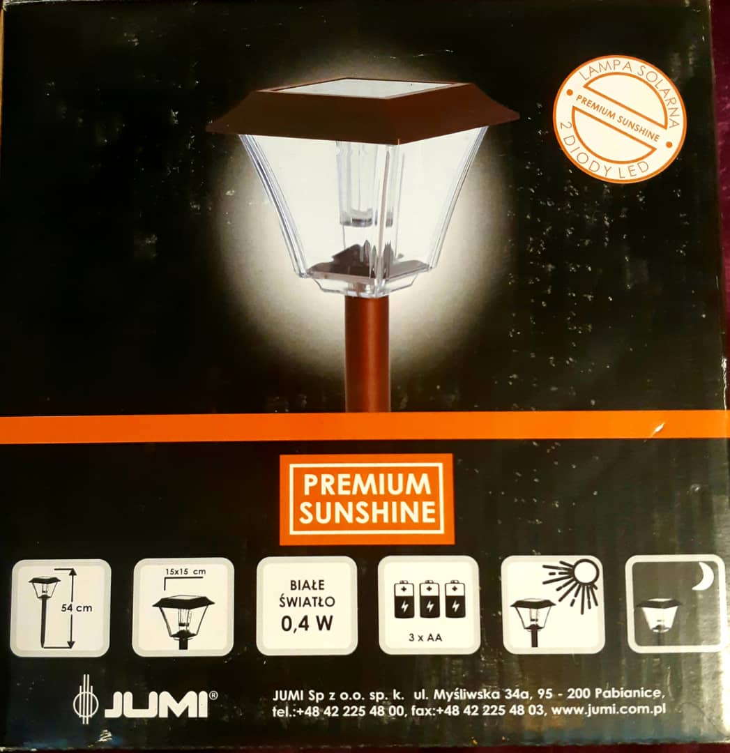 Lampe Solaire Premium Sunshine Ampoule Rechargeable 3 Batteries 0.4W - Jumi  Lampa Lampa Solerna CHA00199 - Sodishop