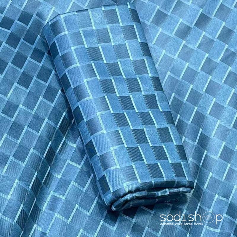 Tissu à Imprimé - Motif Tendance Couleur Bleu LHA00194 - Sodishop