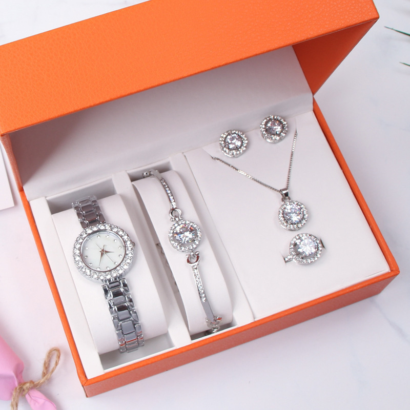 Coffret Cadeau Pour Femme Louis Vuitton - Montre Bracelet avec Collier et  Accessoires de Luxe Doré MOH00203 - SodiShop Guinée