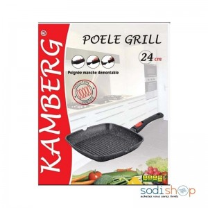 Poêle Plate à Œuf et Crêpe - Ustensile de Cuisine Acier Inoxydable BZE00199  - Sodishop