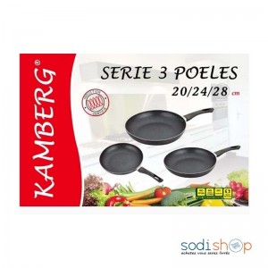 Poêle Plate à Œuf et Crêpe - Ustensile de Cuisine Acier Inoxydable BZE00199  - Sodishop