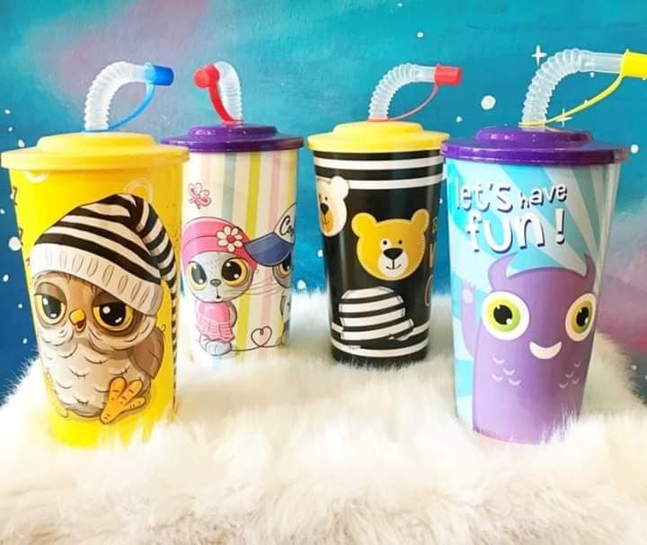 MUG GOBELET PLASTIQUE AVEC PAILLE CHIKO PUBLICITAIRE - BZE00199