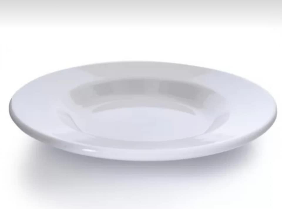 Assiette Plate en Porcelaine - Couleur Blanc Ustensile de Cuisine BZE00199
