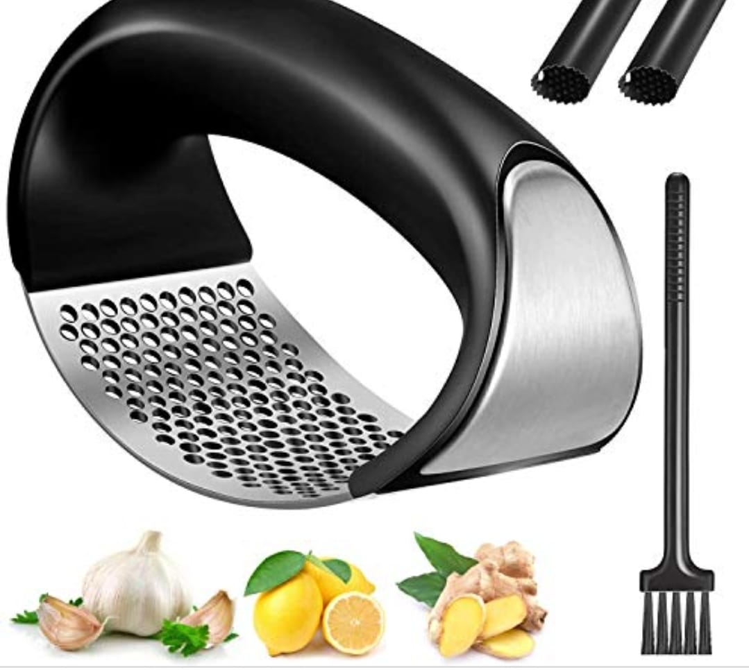 Presse-Ail Manuel 3en1 - Ustensile de Cuisine Professionnel BZE00199 -  Sodishop