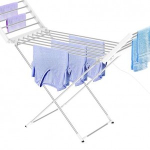 Etendoir Linge Multifonction Rotatif en Aluminium, Sechoir a Linge