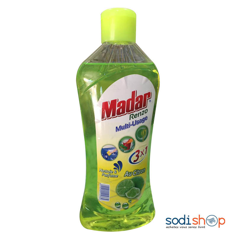 Savon Liquide Madar Multi-Usage Senteur Citron 500ml - SAI00227 - Sodishop