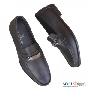 Mocassin en Cuir Louis Vuitton - Chaussure de Mode Pour Homme Couleur Noir  FOF00191 - Sodishop