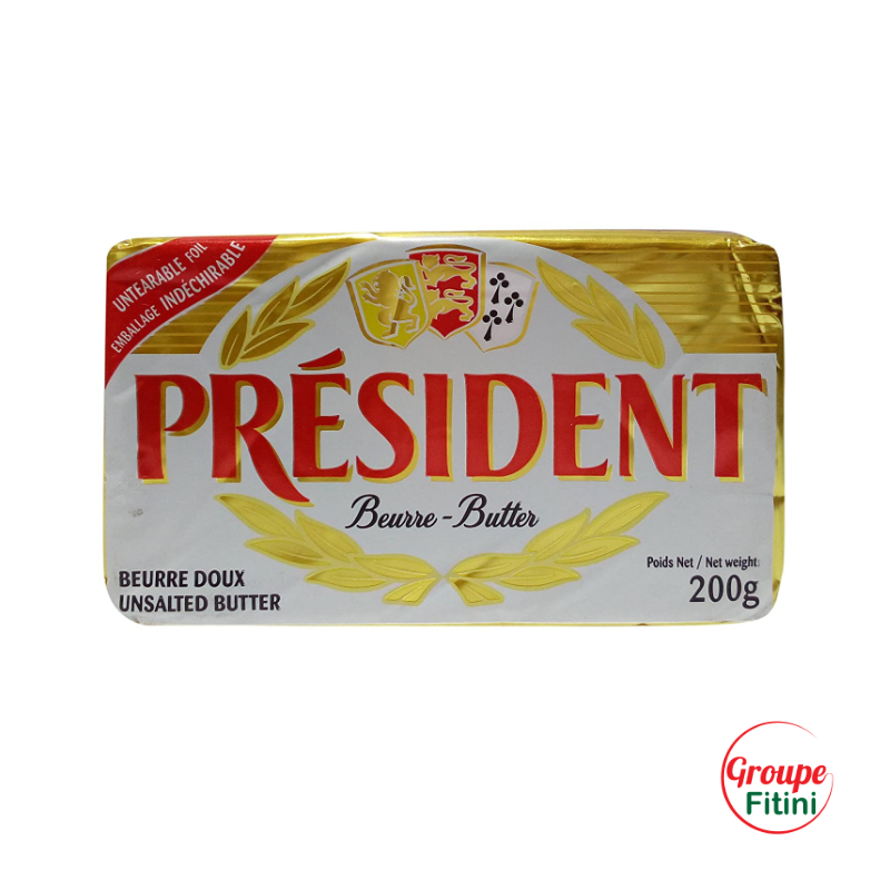BEURRE DOUX 200G PRESIDENT - FTM00228