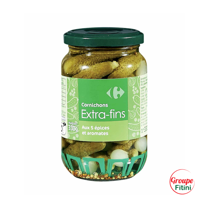 CORNICHONS EXTRA FINS 37CL CARREFOUR - FTM00228