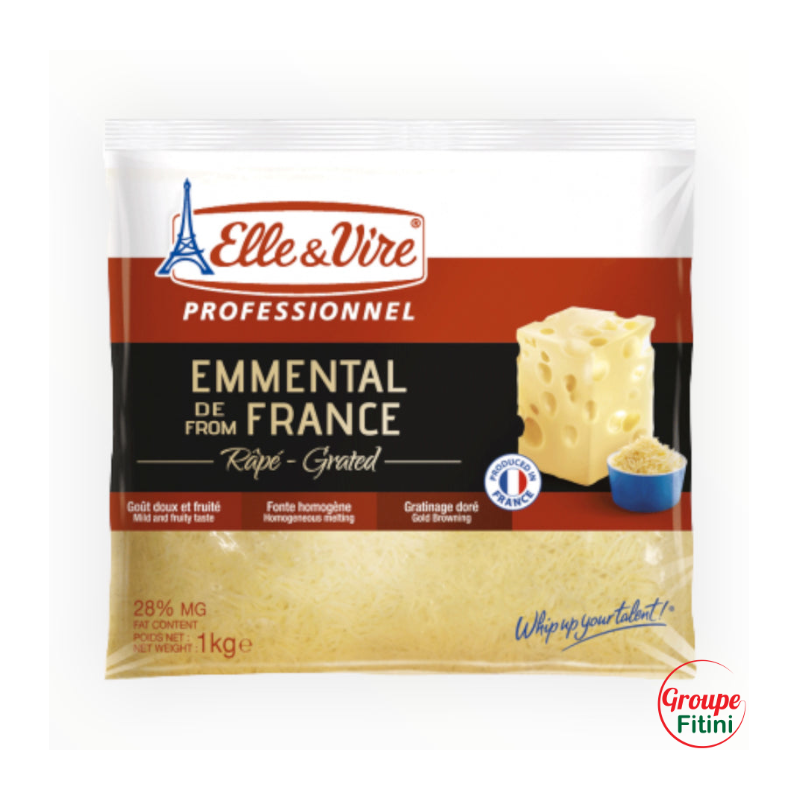 EMMENTAL ELLE & VIRE RAPE PRO 1KG - MOZZARELLA - FTM00228