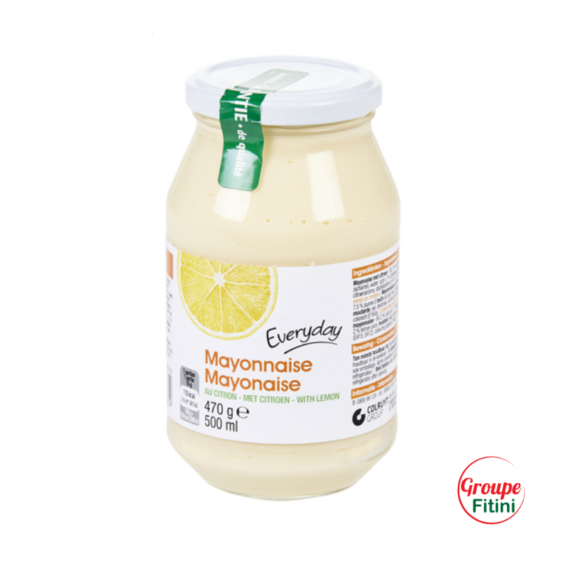 MAYONNAISE AU CITRON 500ML EVERYDAY - FTM00228