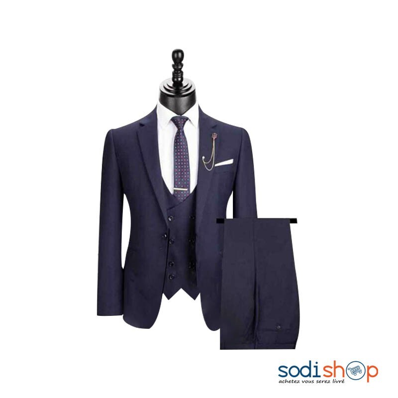 Veste Smoking Complet 2 Pi ces Veste Ultra Chic Couleur Bleu