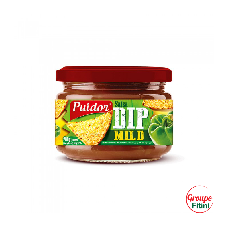 SAUCE SALSA DIP MILD 280G PUIDOR - FTM00228