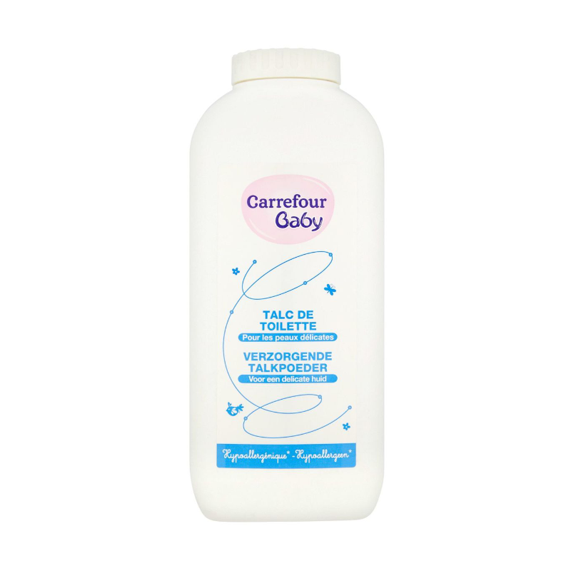 Talc de toilette CARREFOUR BABY le flacon de 250g - FTM00228