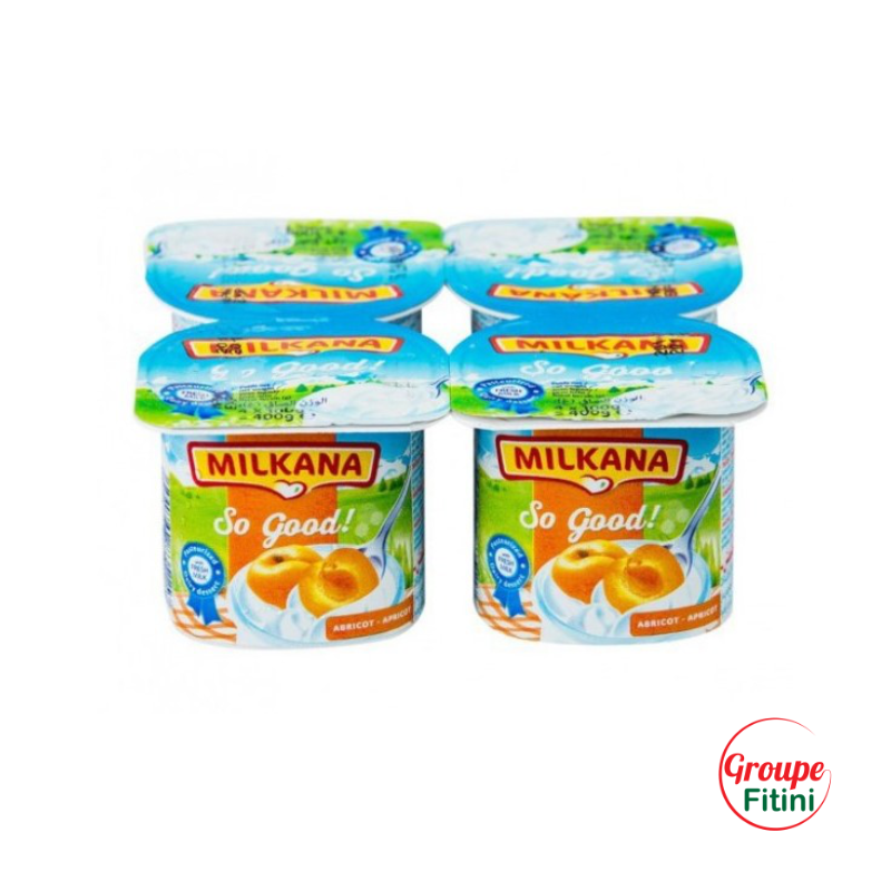 YAOURT FRUITS 4X100G MILKANA- FTM00228