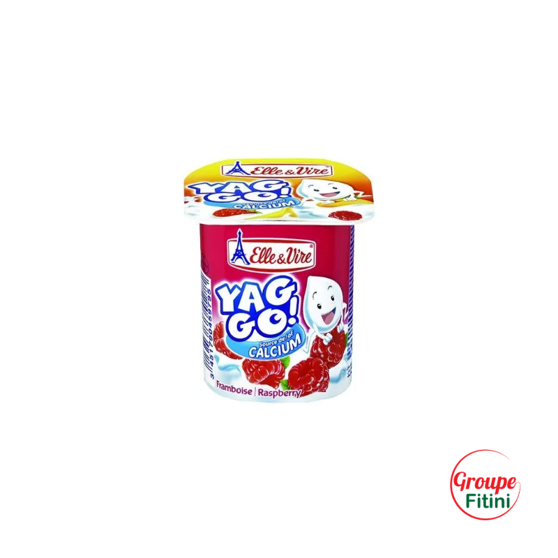 YAOURT YAGGO FRAMBOISE 125G ELLE & VIRE- FTM00228