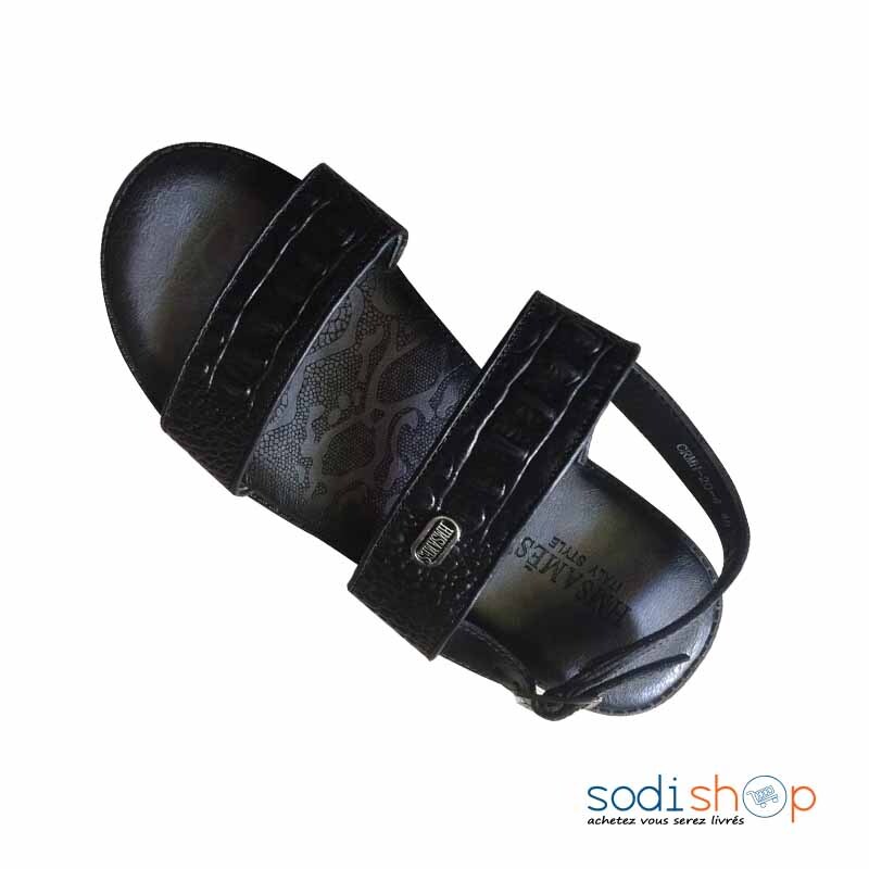 Sandales italiennes sales cuir homme