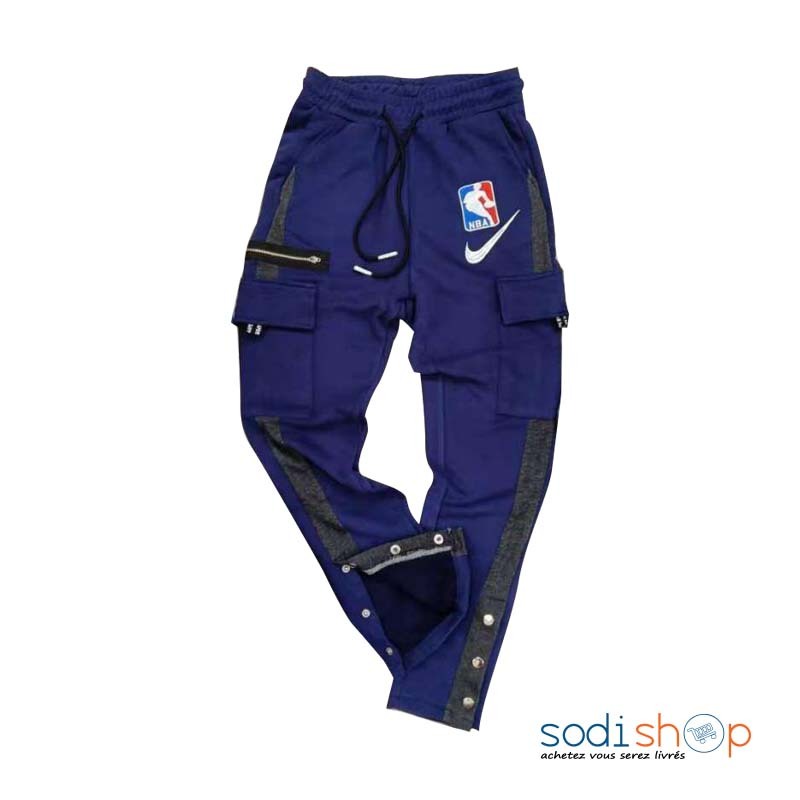 Pantalon Jogging Nike Ultra Styl NBA Couleur Bleu BK0096 Sodishop