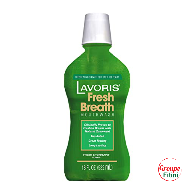 BAIN DE BOUCHE NATURAL MINT 532ML LAVORIS FTM00228