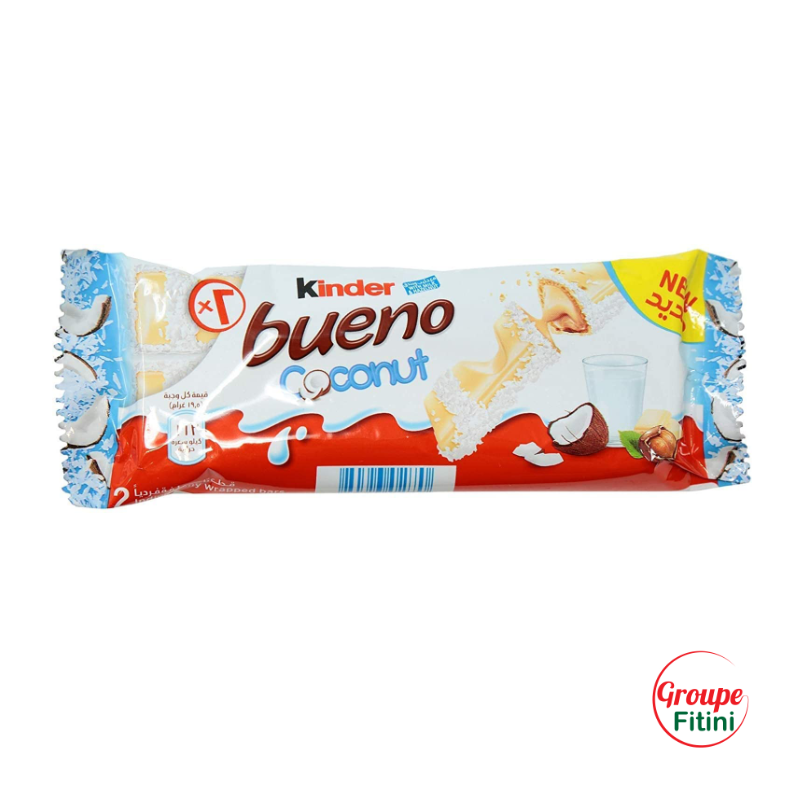 CHOCOLAT - KINDER BUENO WHITE-COCONUT 39G FTM00228