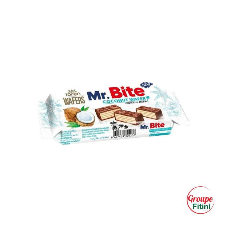 MR BITE COCONUT WAFER 38G TOREN FTM00228