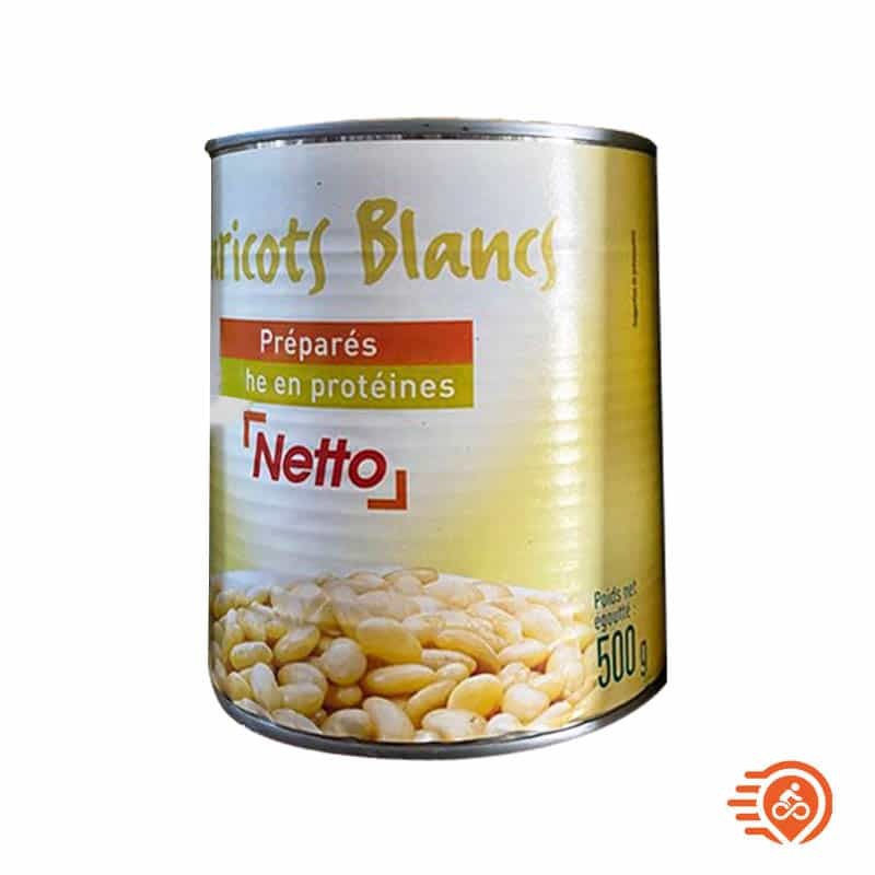Netto Haricots Blanc Préparés 500g MRM00229