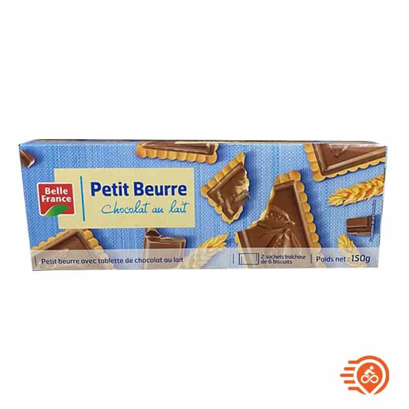 Biscuits Petit Beurre Chocolat au Lait Belle France 250g MRM00229 - Sodishop