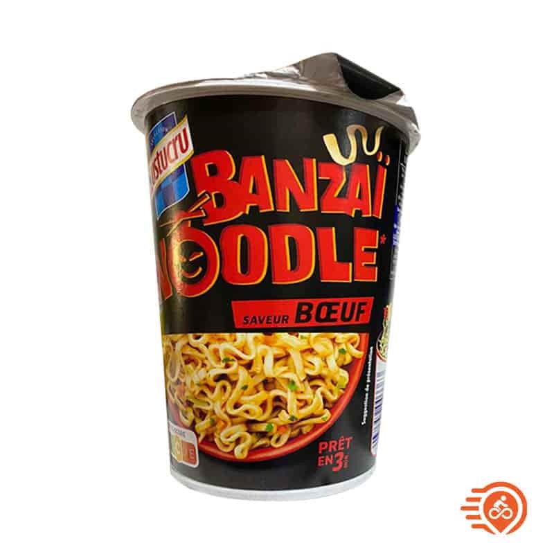 Nouilles à la Saveur Boeuf - Banzaï Noodle Lustucru 60g MRM00229 - Sodishop