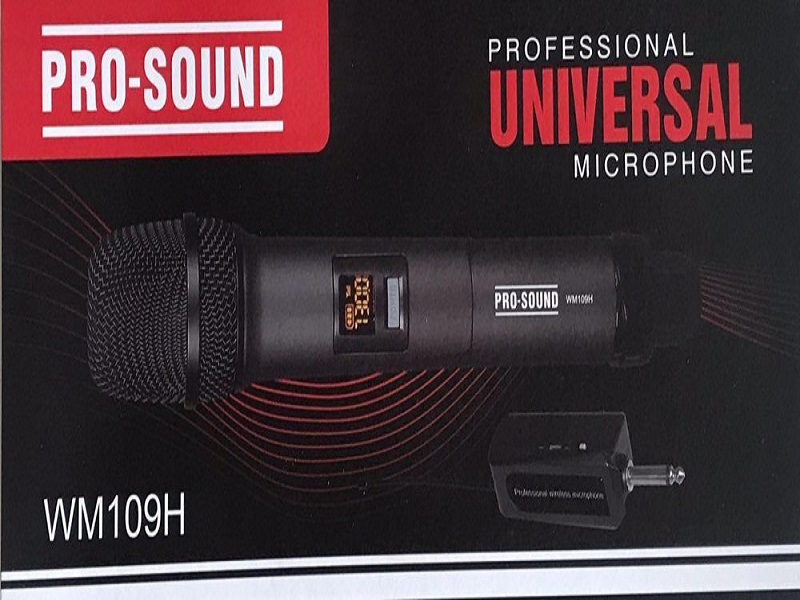Microphone Professionnel Sans Fil - Pro-Sound Universal WM109H