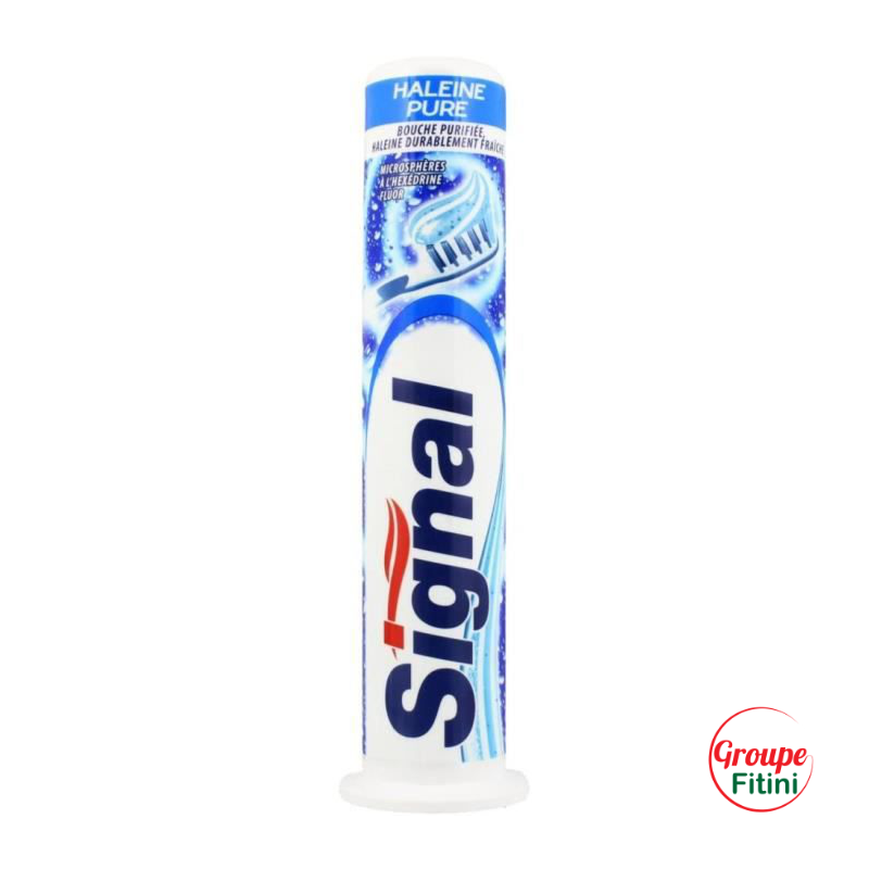 DENTIFRICE HALEINE PURE POMPE 100ML SIGNAL FTM00228