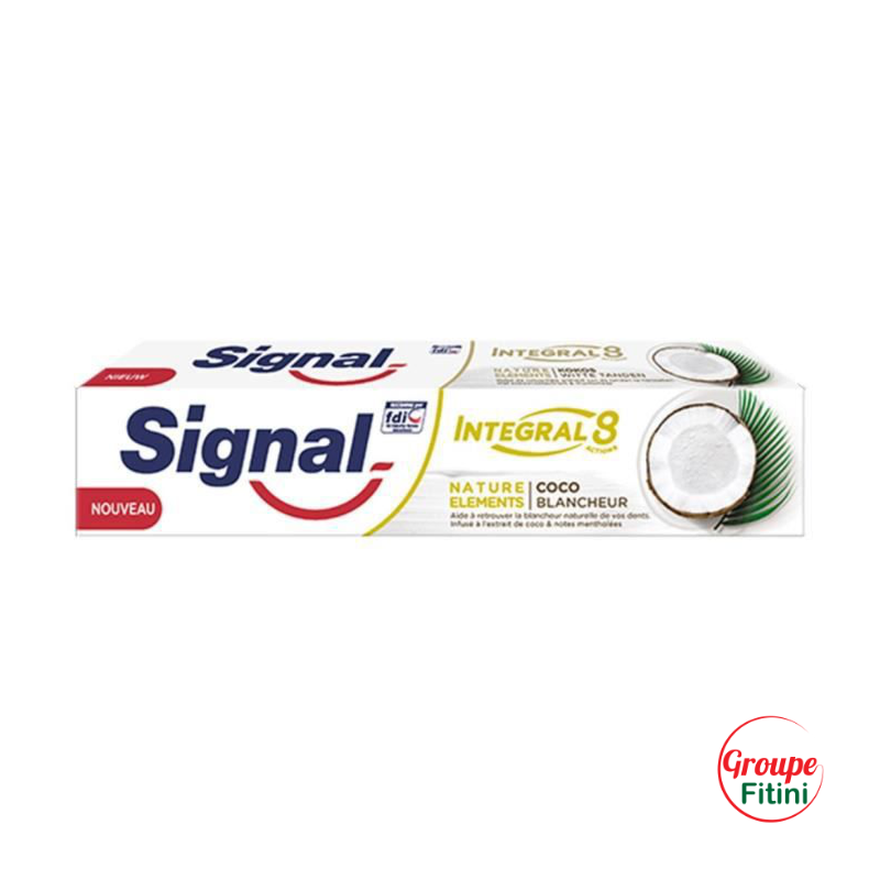 DENTIFRICE INTEGRAL 8 COCO BLANCHEUR 75ML SIGNAL FTM00228