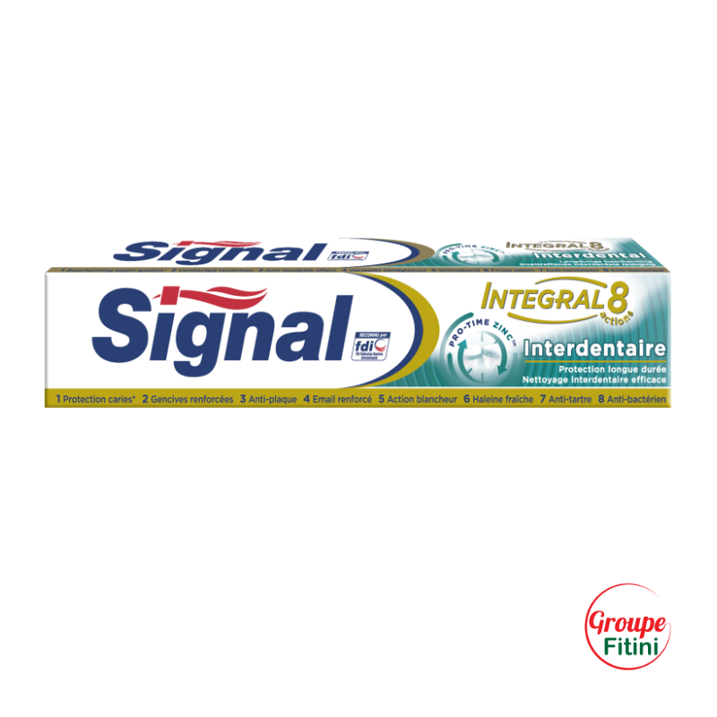 DENTIFRICE INTEGRAL 8 INTERDENTAIRE 75ML SIGNAL FTM00228