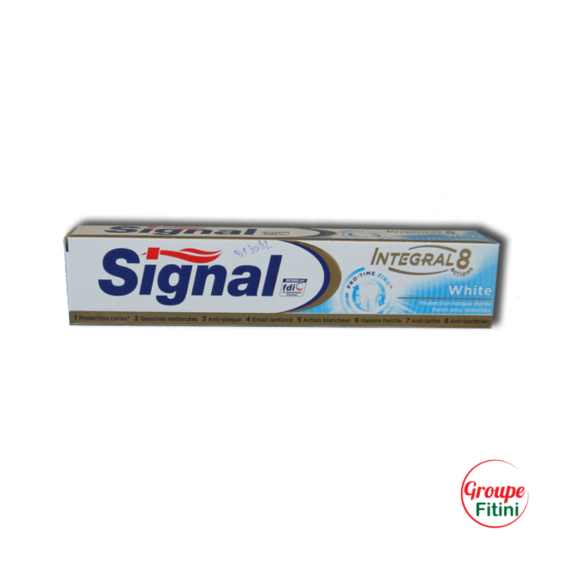 DENTIFRICE INTEGRAL 8 WHITE 75ML SIGNAL FTM00228