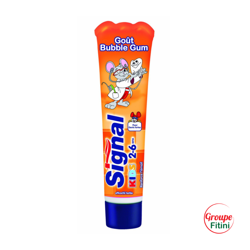 DENTIFRICE SIGNAL KIDS 2-6ANS GOUT BUBBLE GUM FTM00228