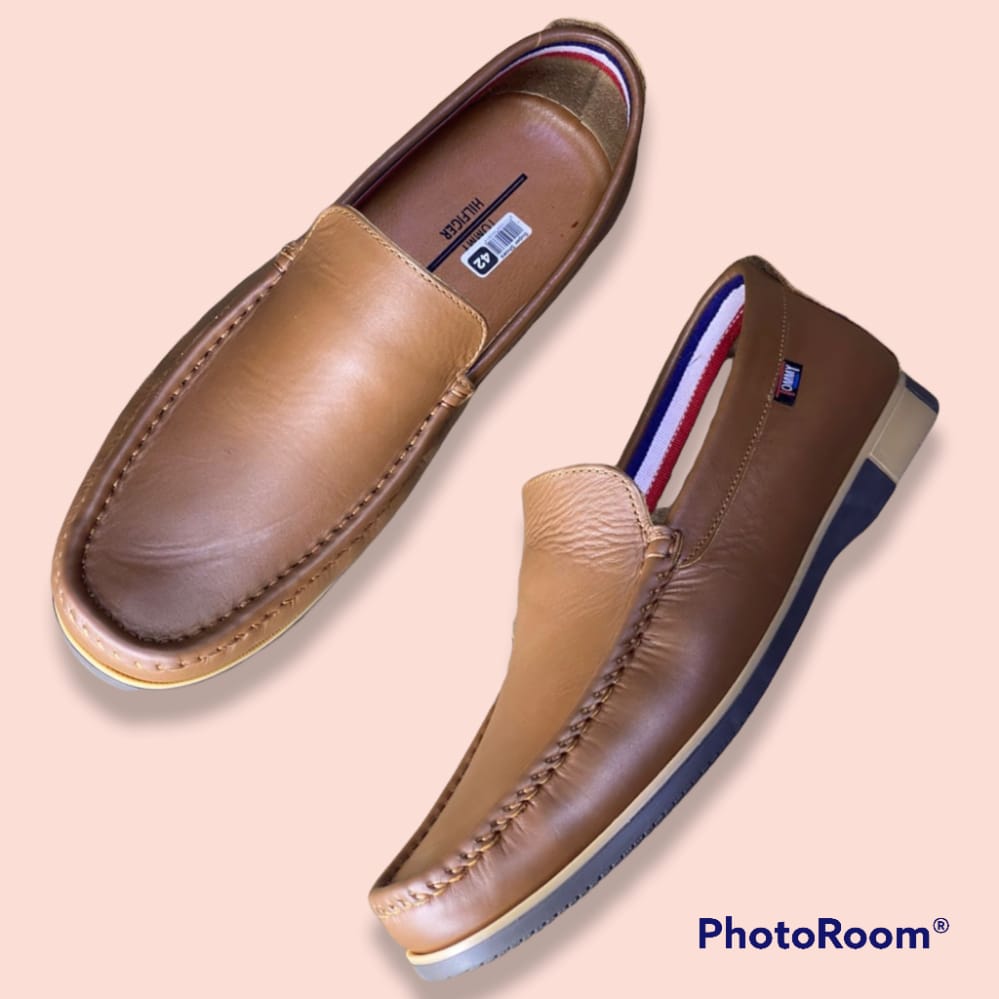 Mocassin en Cuir Tommy Hilfiger - Chaussures Pour Homme Marron FOF00191 -  Sodishop