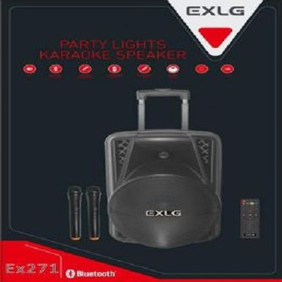 Enceinte Bluetooth Portable Karaoké EXLG271 Plus - Avec Microphone